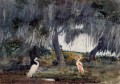Au Tampa Winslow Homer aquarelle